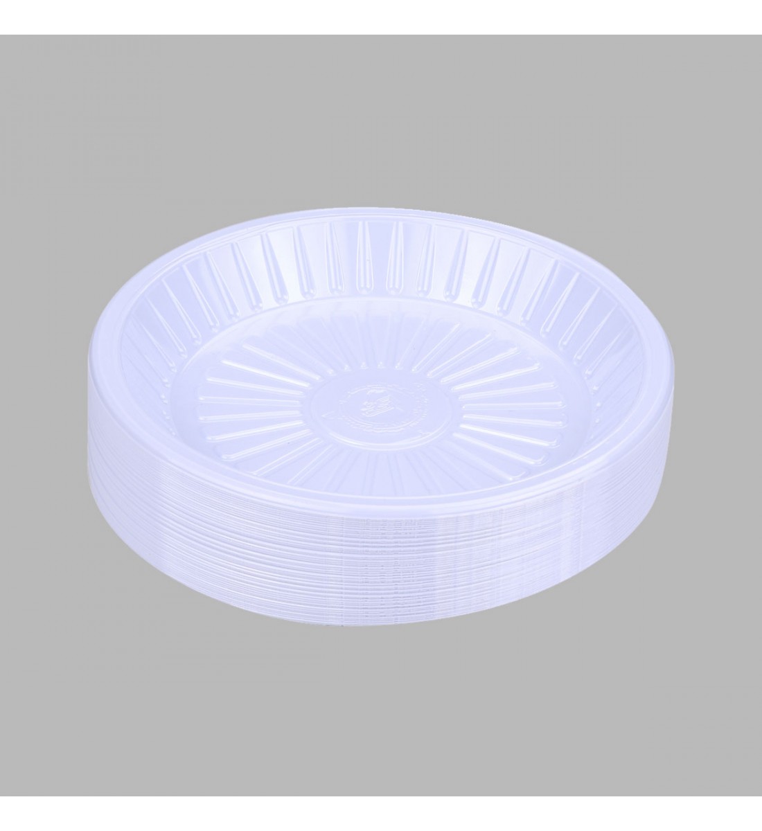 صحون بلاستيك الوطنية دائري - رقم 26 مقوى - 50 حبة